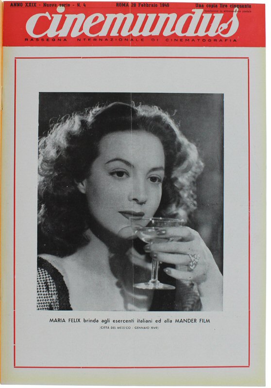 CINEMUNDUS magazine side cover Issue 4 28 February 1949