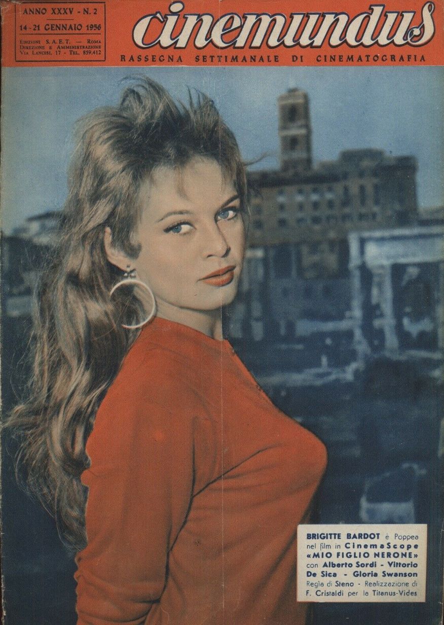 CINEMUNDUS magazine side cover Issue 2 14 January 1956