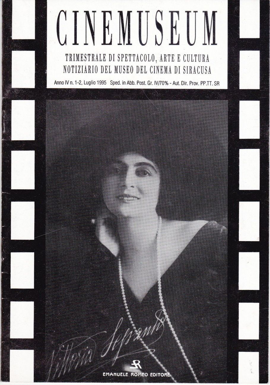 CINEMUSEUM magazine side cover Issue 1/2 July 1995