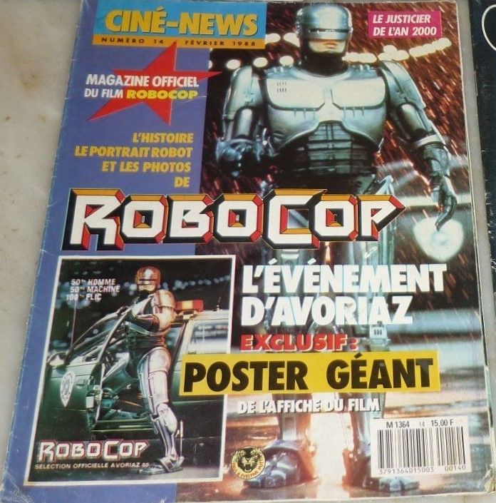 CINE-NEWS magazine side cover Issue 14 February 1988
