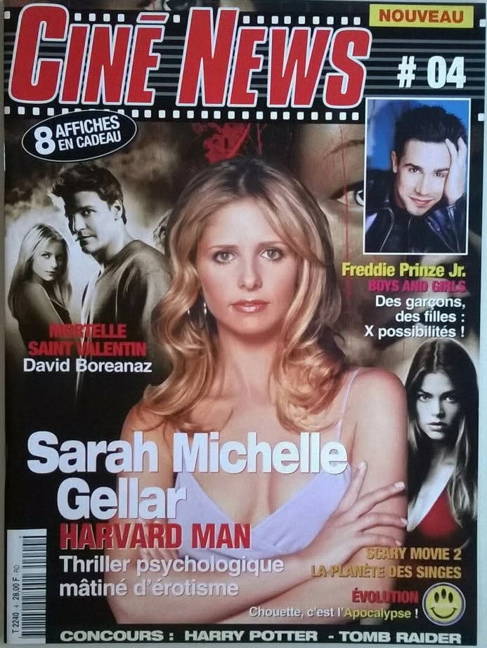 CINE NEWS (FR) magazine side cover Issue 4  July 2001