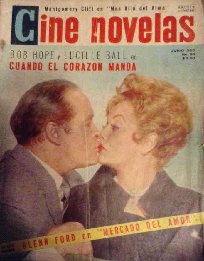 CINE NOVELAS magazine side cover Issue 50 June 1963