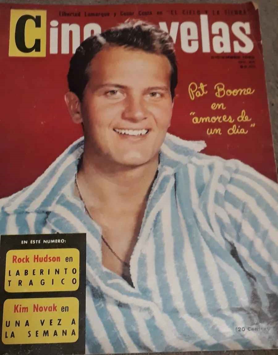 CINE NOVELAS magazine side cover Issue 44  December 1962