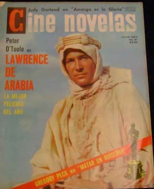 CINE NOVELAS magazine side cover Issue 51  July 1963