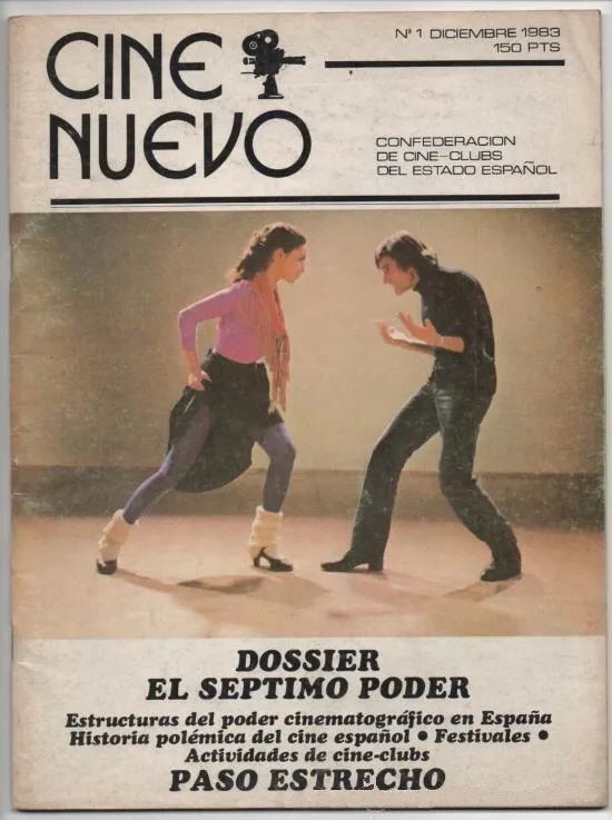 CINE NUEVO magazine side cover Issue 1  December 1983