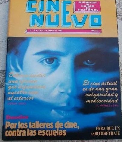 CINE NUEVO magazine side cover Issue 2   1984