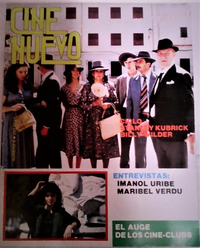 CINE NUEVO magazine side cover Issue 6   1986