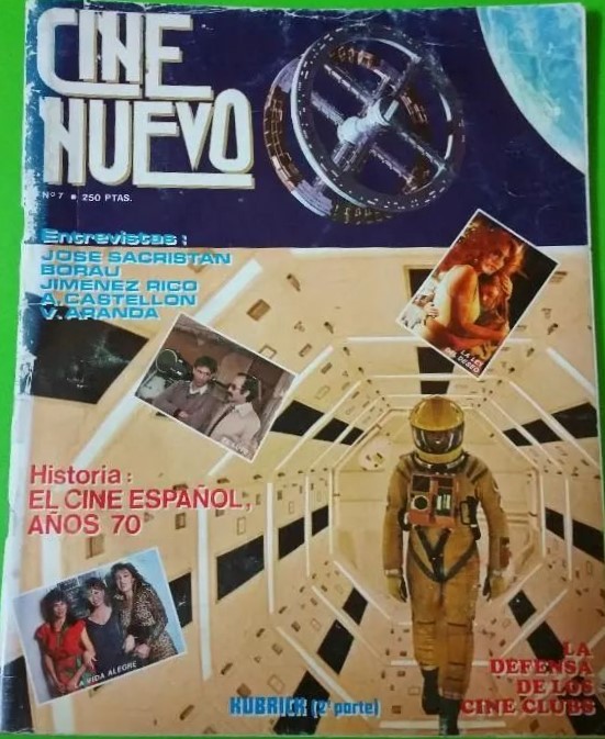 CINE NUEVO magazine side cover Issue 7   1987