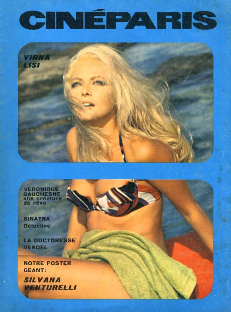 CINEPARIS magazine side cover Issue 5 December 1968
