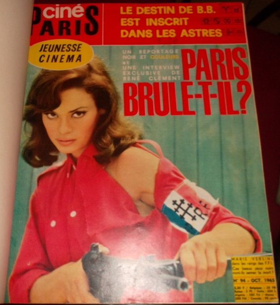 CINE PARIS magazine side cover Issue 94 October 1965