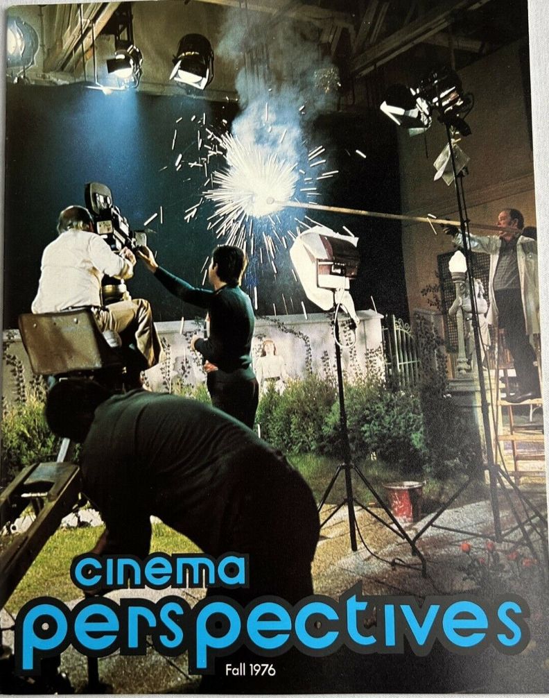 CINEMA PERSPECTIVES magazine side cover Fall 1976