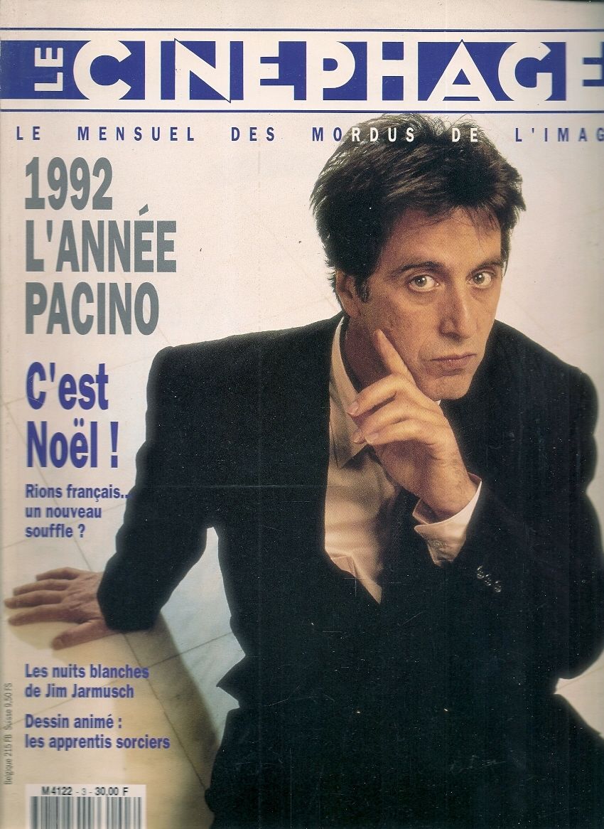 CINEPHAGE | LE magazine side cover Issue 3 December 1991