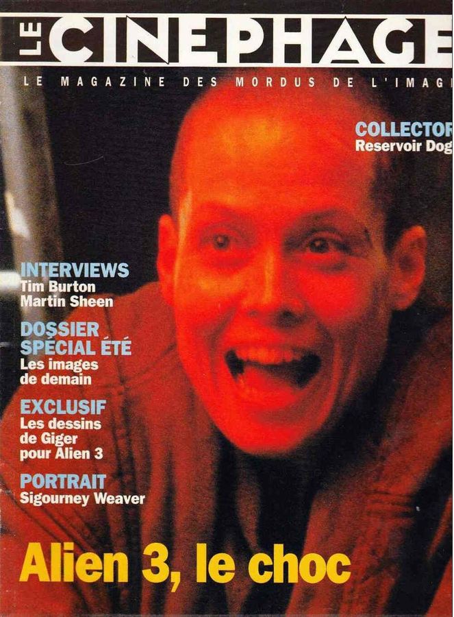 CINEPHAGE | LE magazine side cover Issue 7  1992