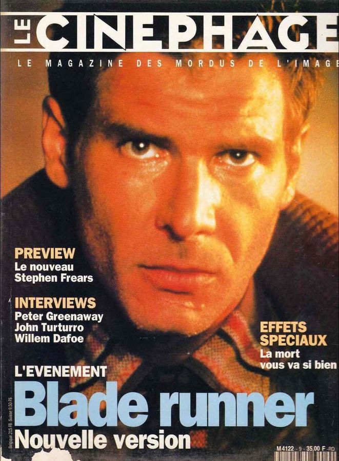CINEPHAGE | LE magazine side cover Issue 9  1992