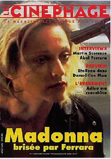CINEPHAGE | LE magazine side cover Issue 14 September/October 1993
