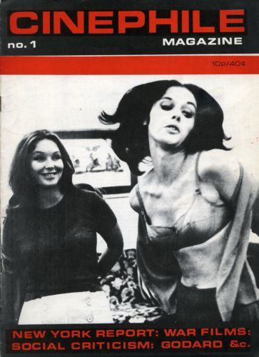 CINEPHILE magazine side cover Issue 1  1971