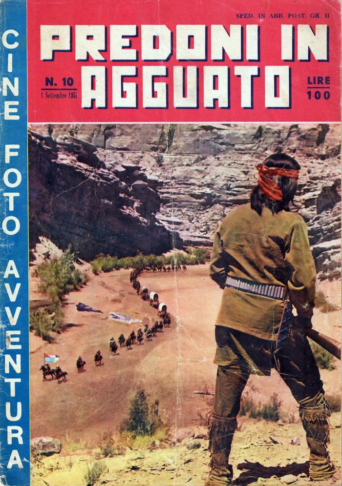 CINE FOTO AVVENTURA magazine side cover Issue 10 1 September 1957