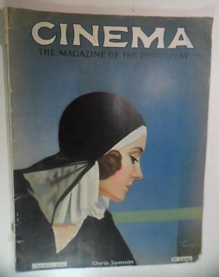 CINEMA 1930 magazine side cover  October 1930