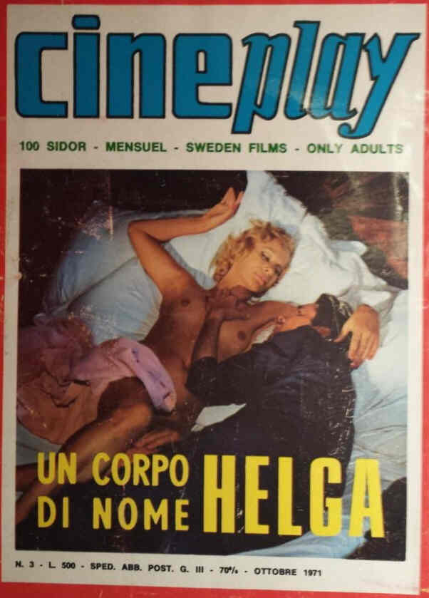 CINEPLAY magazine side cover Issue 3 October 1971