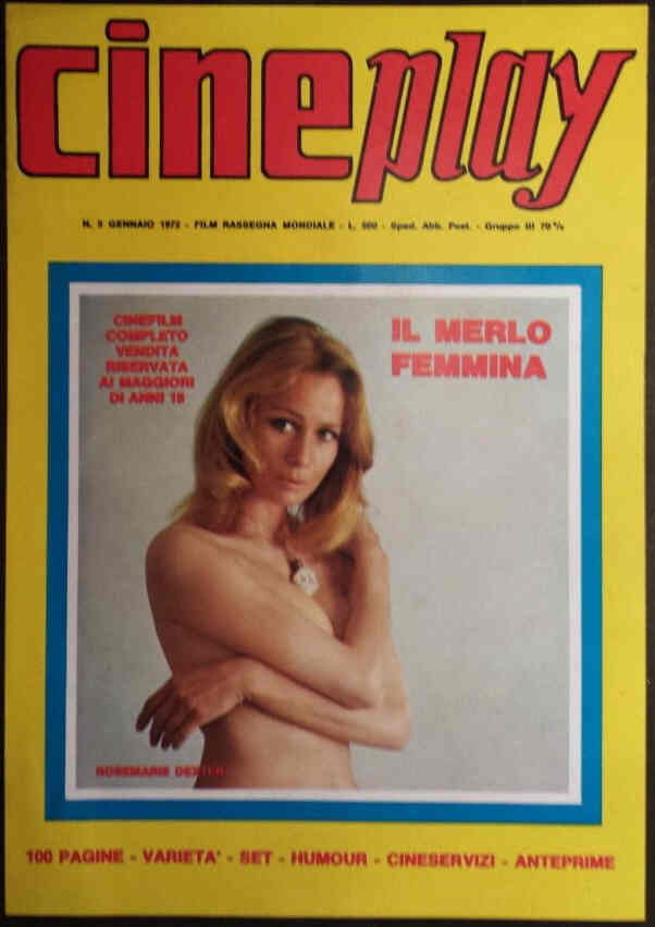 CINEPLAY magazine side cover Issue 5 January 1971