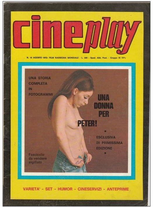 CINEPLAY magazine side cover Issue 10 August 1972