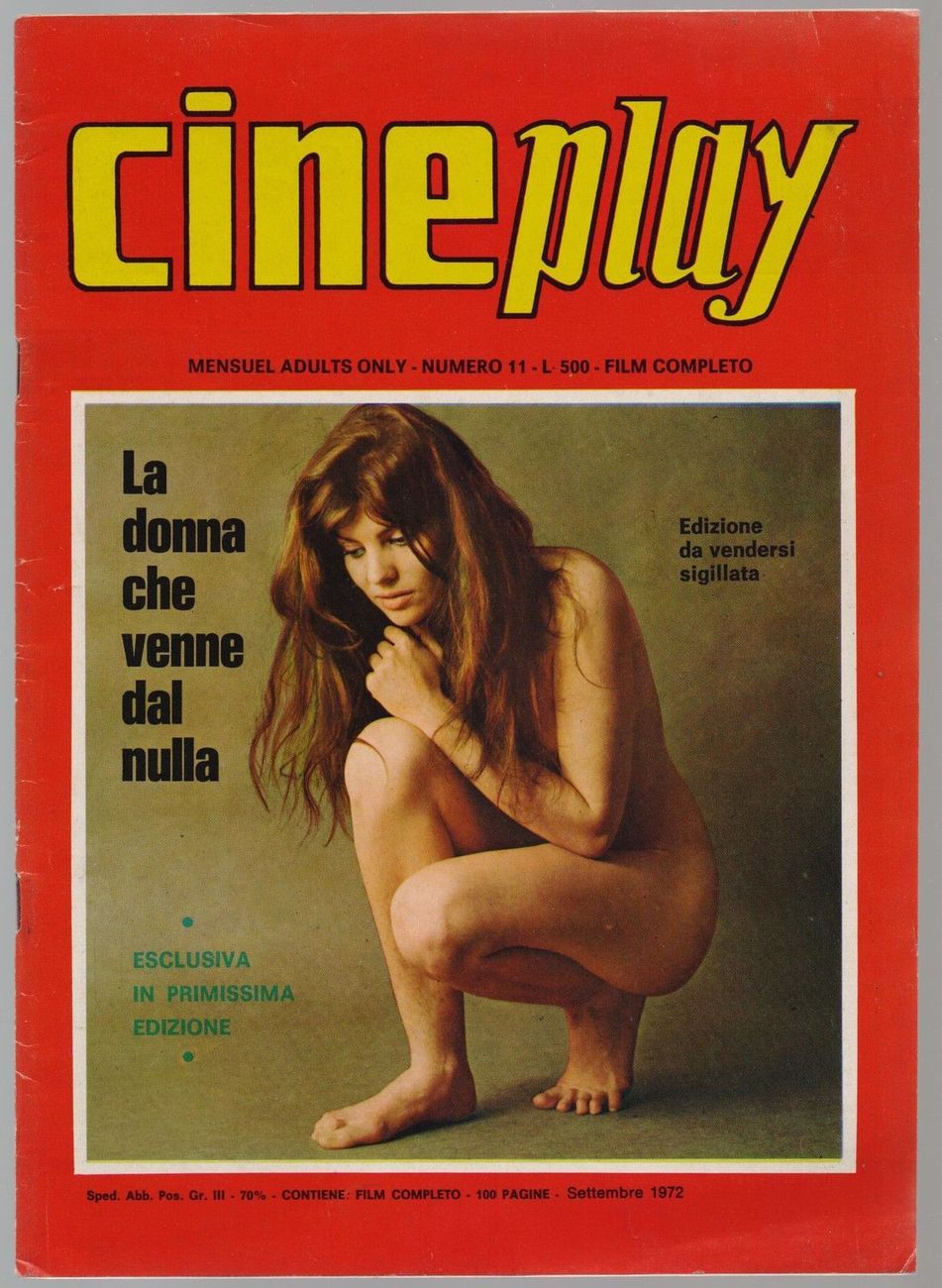 CINEPLAY magazine side cover Issue 11 September 1972