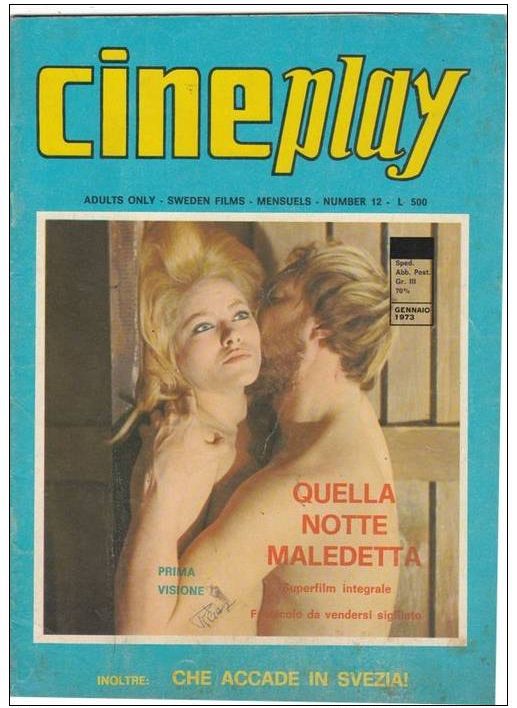 CINEPLAY magazine side cover Issue 12 January 1973