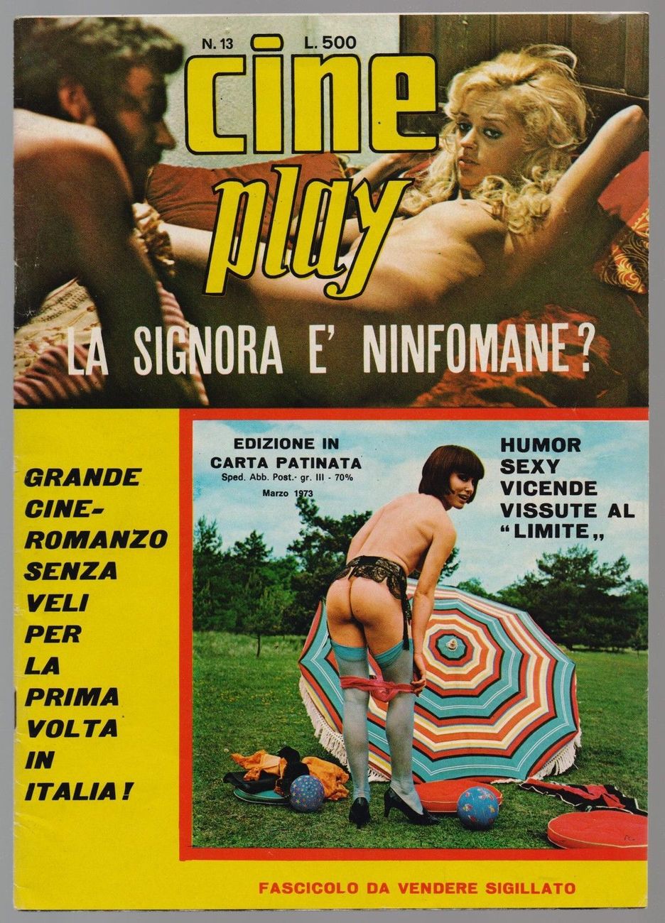 CINEPLAY magazine side cover Issue 13 March 1973