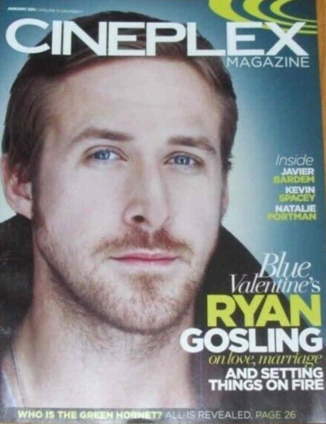 CINEPLEX magazine side cover  Vol 12 # 1 January 2011