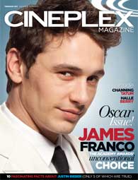 CINEPLEX magazine side cover  Vol 12 # 2 February 2011