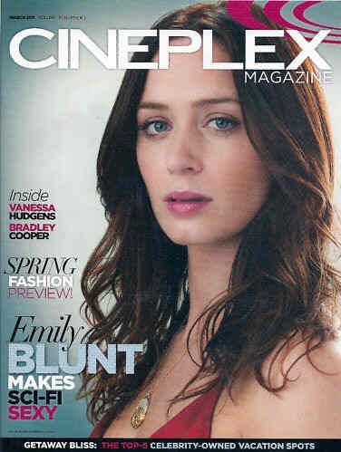 CINEPLEX magazine side cover  Vol 12 # 3 March 2011