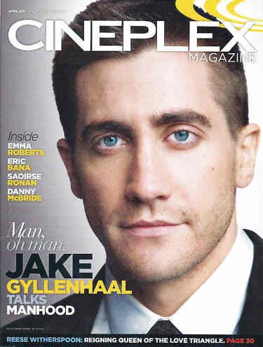 CINEPLEX magazine side cover  Vol 12 # 4 April 2011