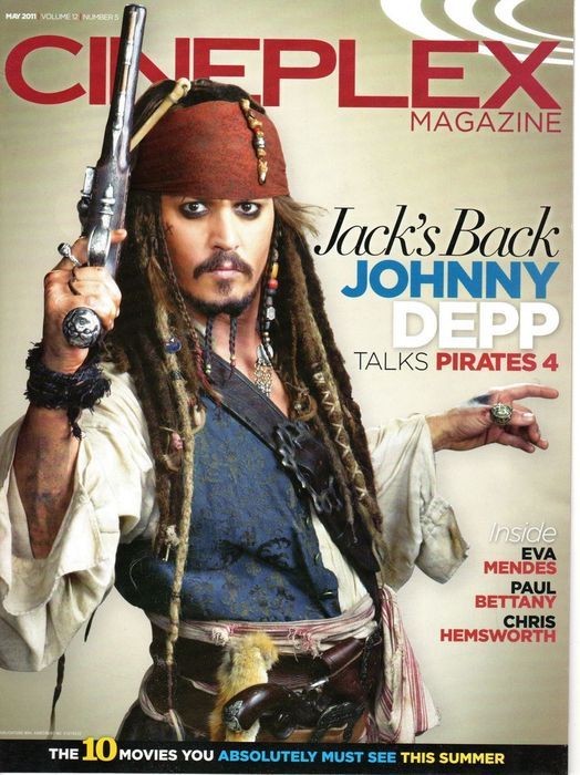 CINEPLEX magazine side cover  Vol 12 # 5 May 2011