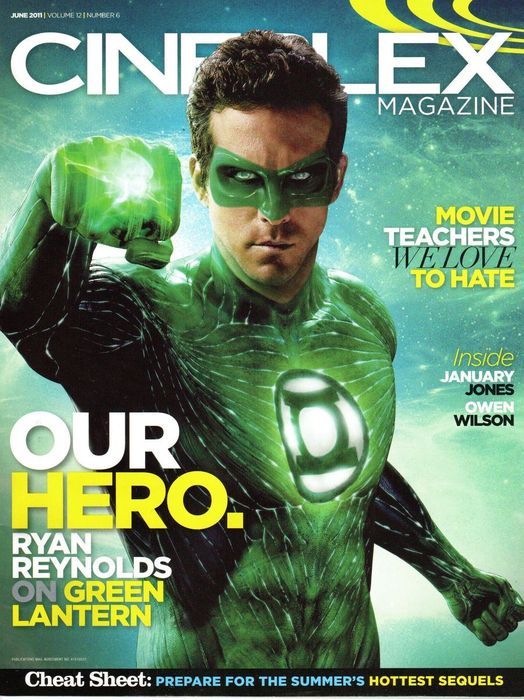 CINEPLEX magazine side cover  Vol 12 # 6 June 2011