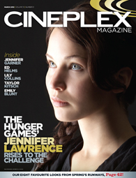 CINEPLEX magazine side cover  Vol 13 # 3 March 2012