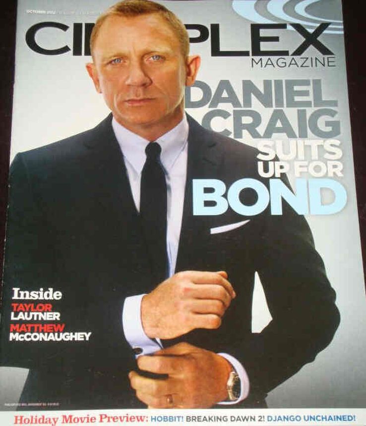 CINEPLEX magazine side cover  Vol 13 # 10 October 2012