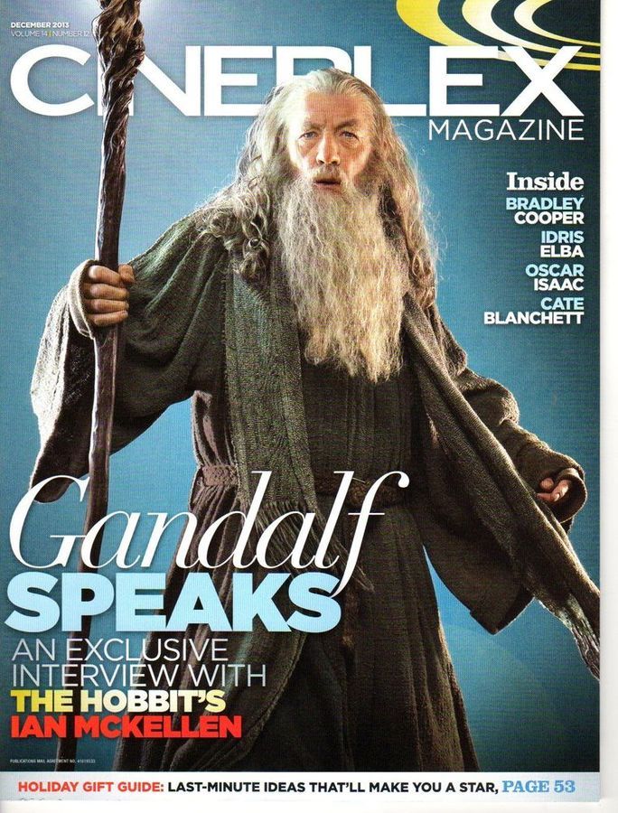 CINEPLEX magazine side cover  Vol 14 # 12 December 2013