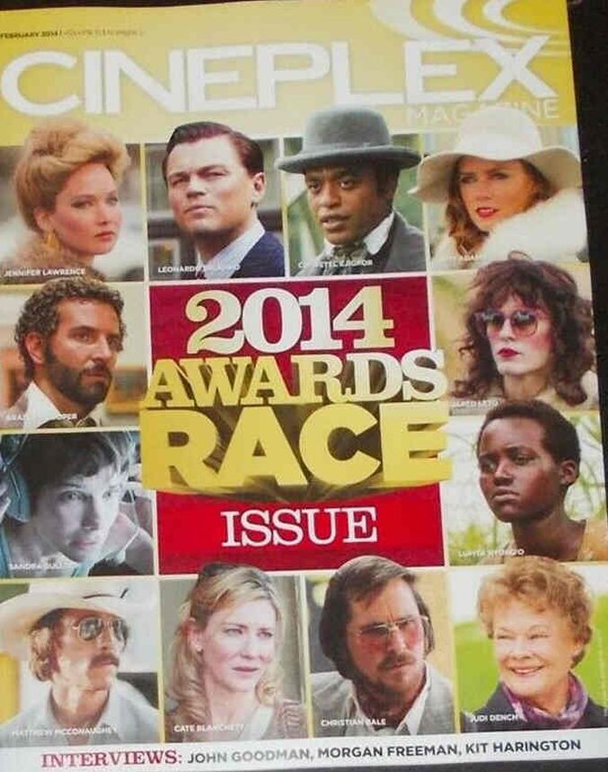 CINEPLEX magazine side cover  Vol 15 # 2 February 2014