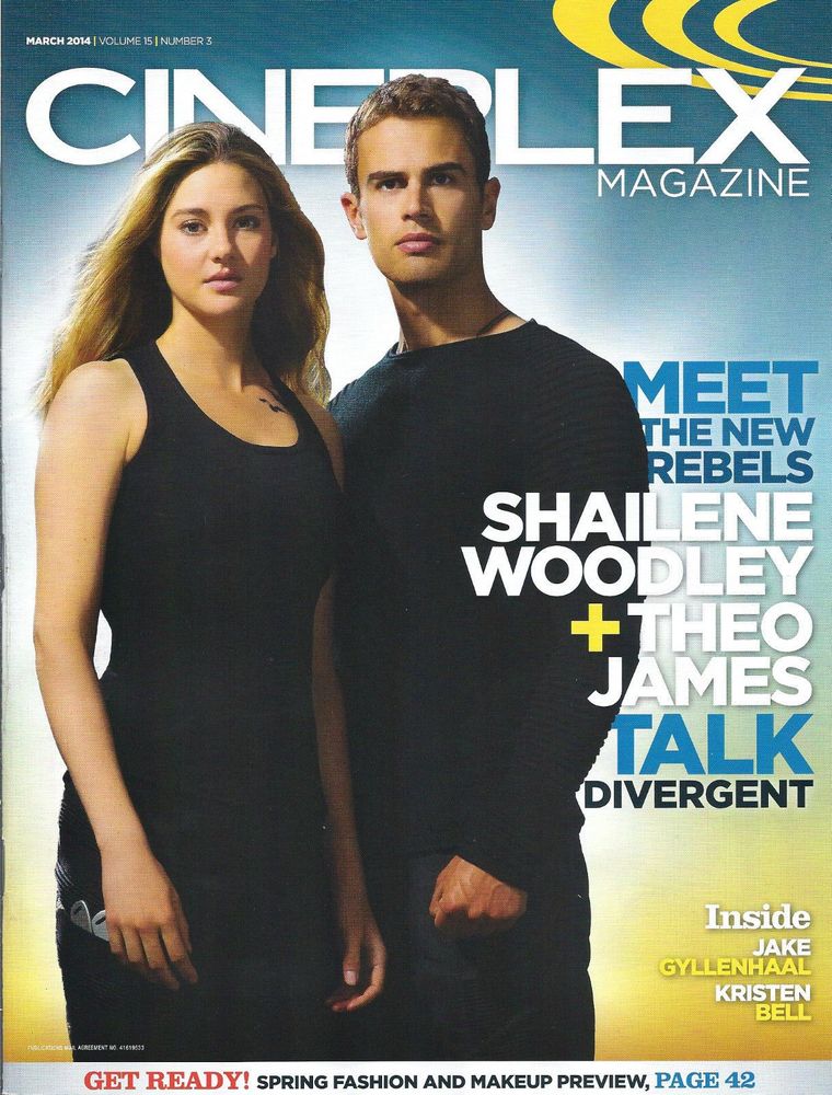 CINEPLEX magazine side cover  Vol 15 # 3 March 2014