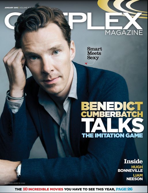CINEPLEX magazine side cover January 2015