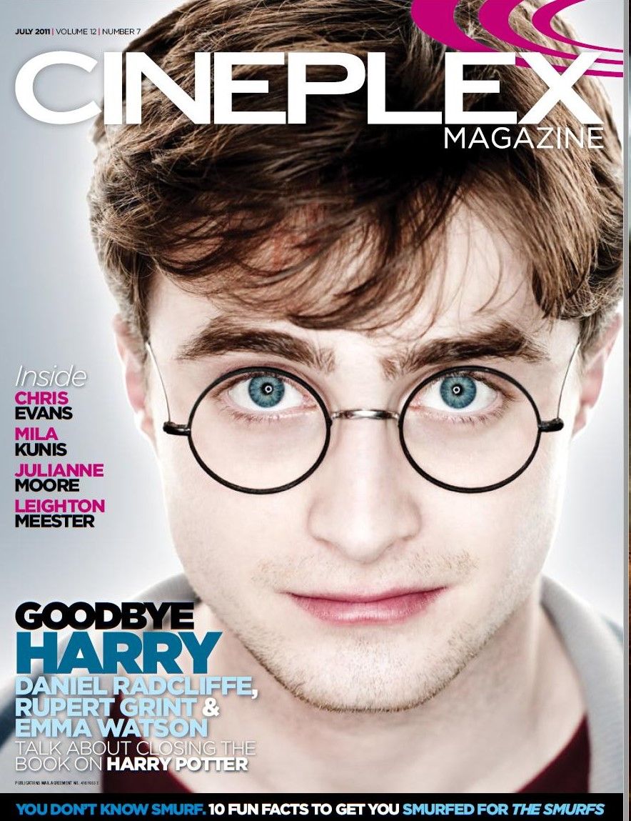 CINEPLEX magazine side cover  Vol 12 No  7  July 2011