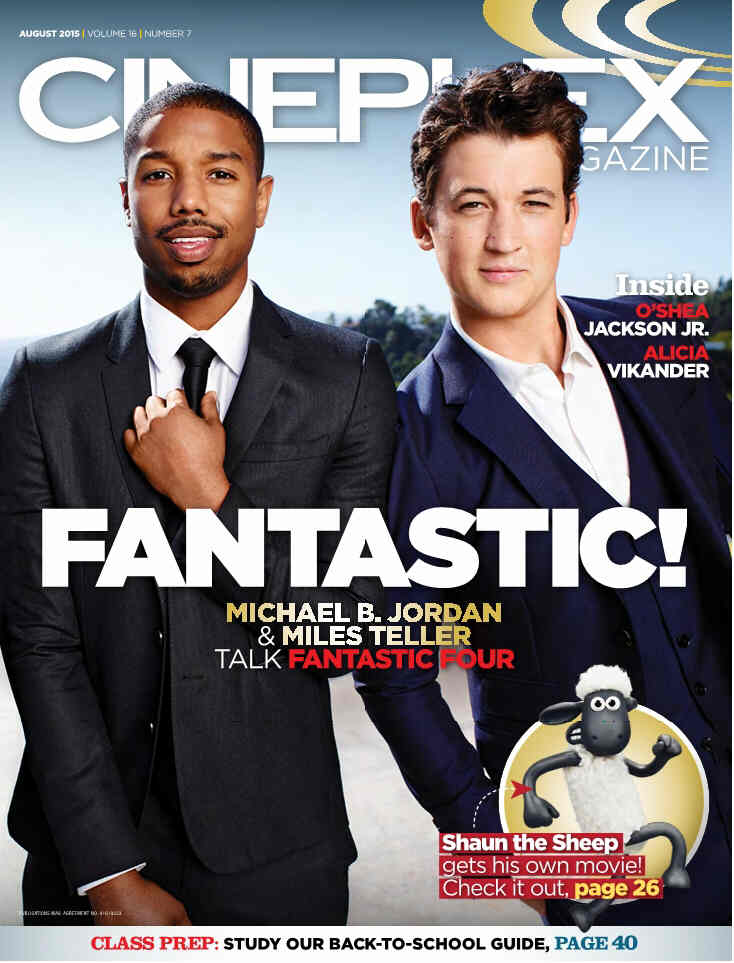 CINEPLEX magazine side cover August 2015