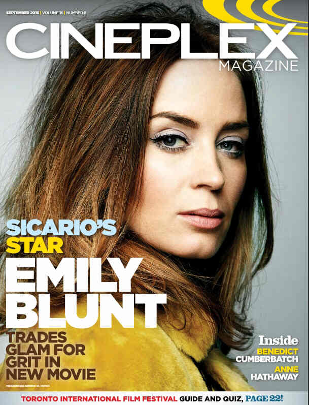 CINEPLEX magazine side cover September 2015