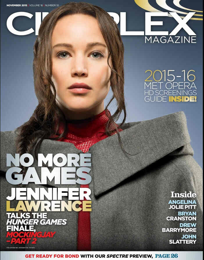 CINEPLEX magazine side cover November 2015