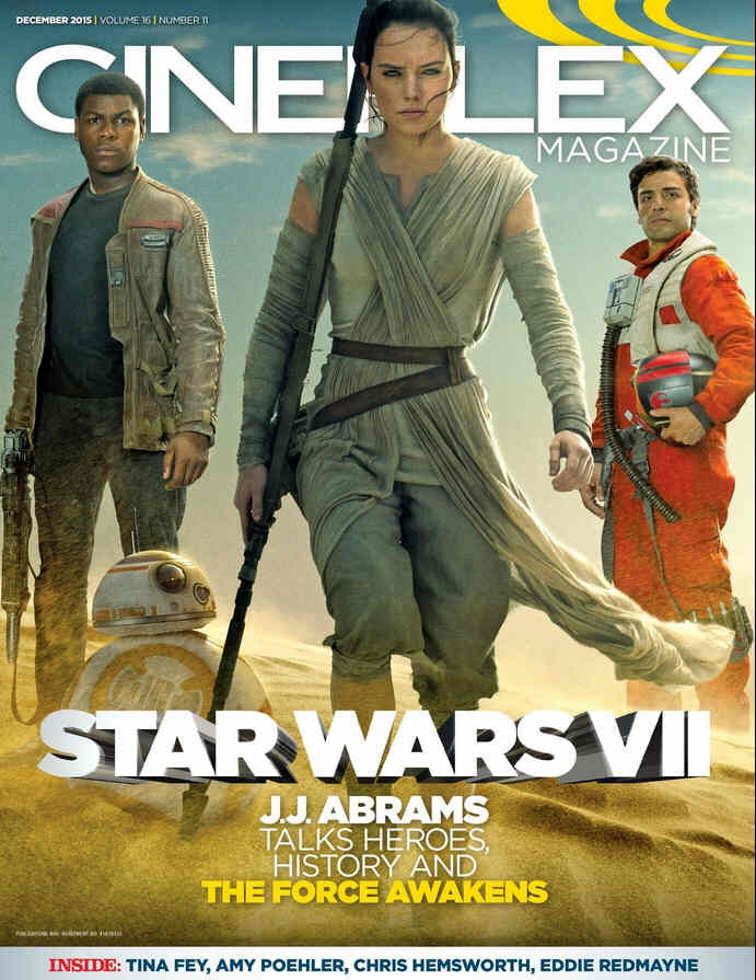 CINEPLEX magazine side cover December 2015