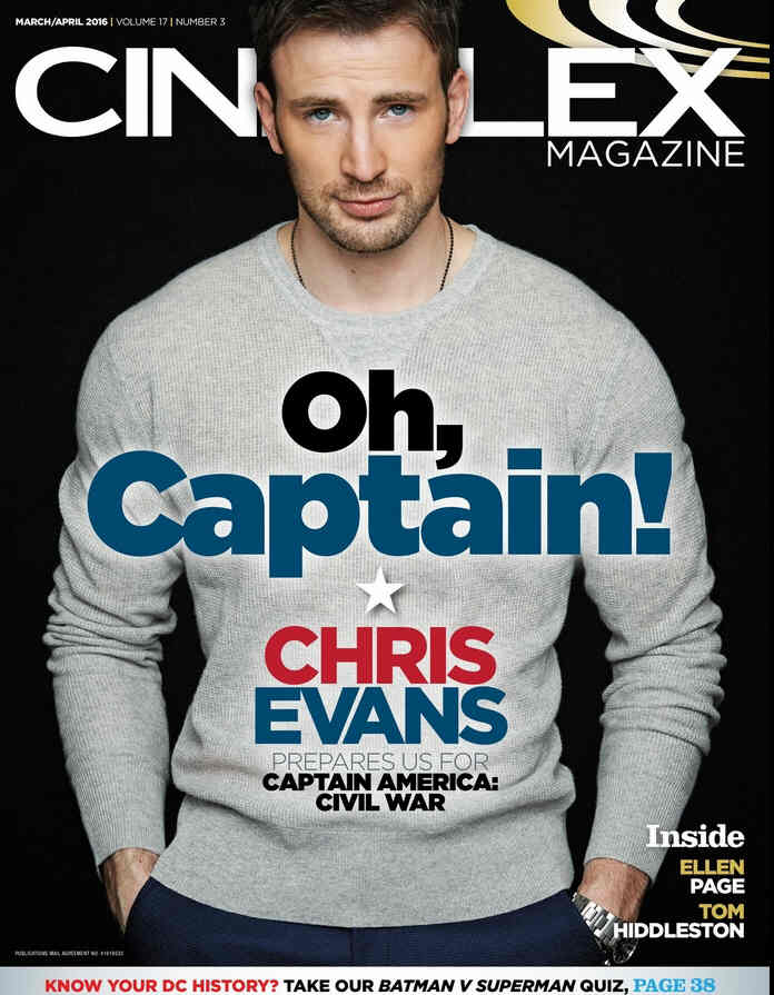CINEPLEX magazine side cover March/April 2016