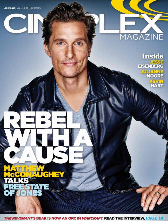 CINEPLEX magazine side cover June 2016