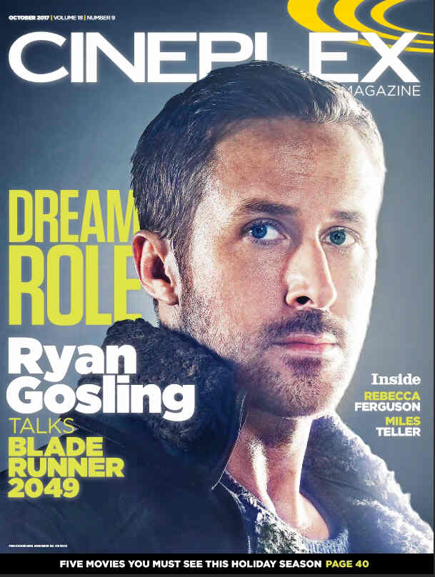 CINEPLEX magazine side cover  October 2017