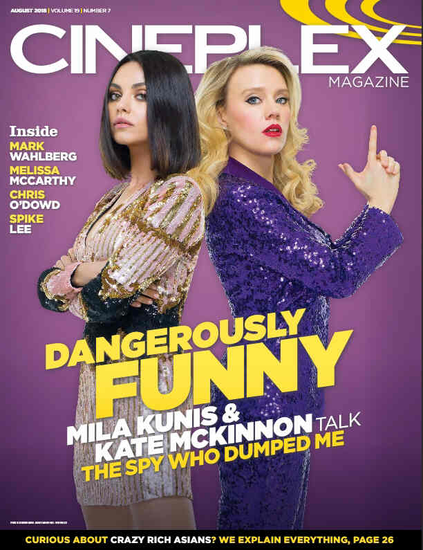 CINEPLEX magazine side cover  August 2018