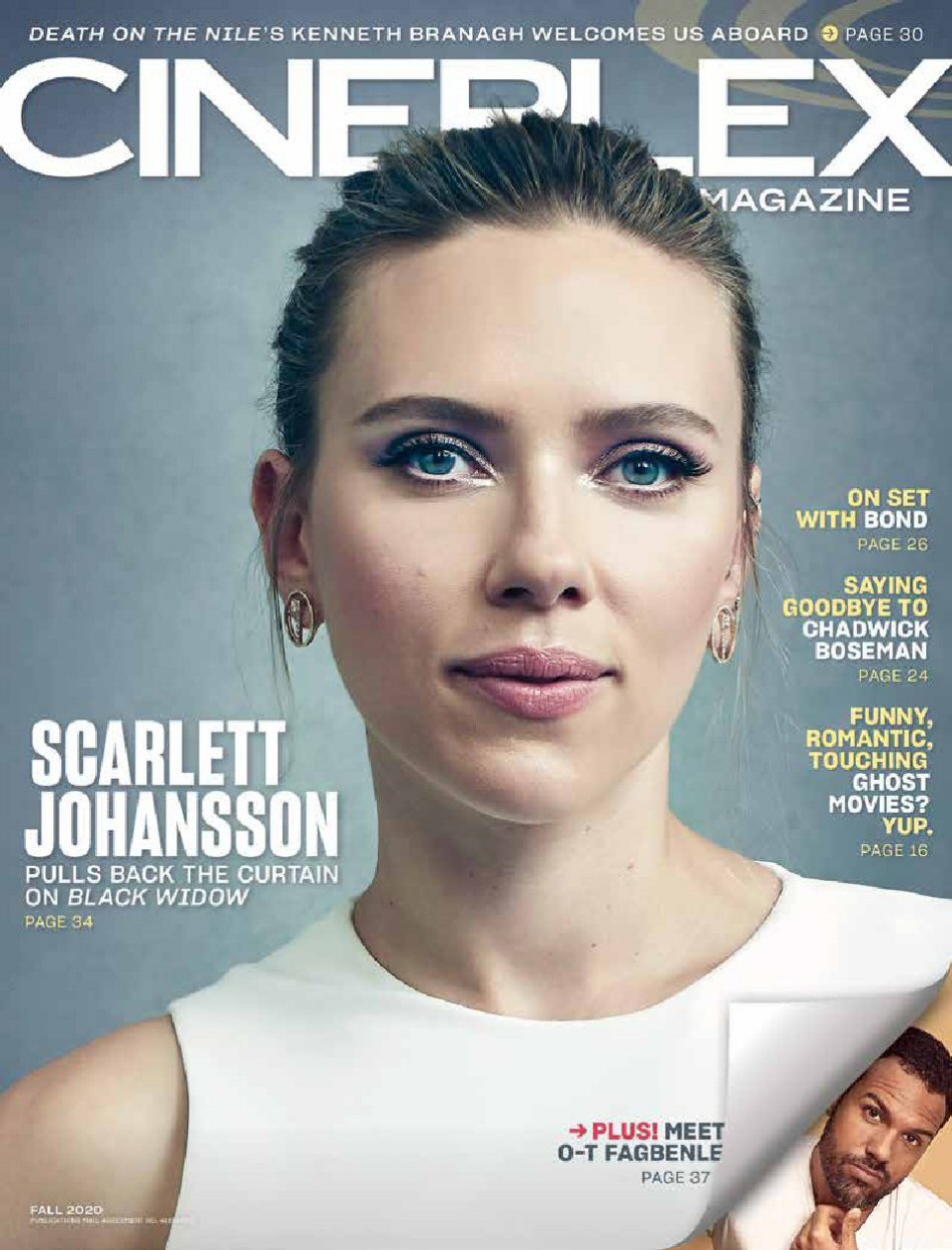 CINEPLEX magazine side cover Fall 2020